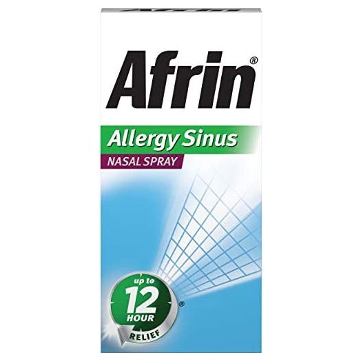 Afrin Allergy Sinus Nasal Spray, Fast & Powerful Congestion Relief from Allergies,15 mL
