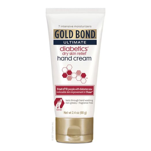 Gold Bond Ultimate Hand Cream, Diabetics' Dry Skin Relief, 2.4 oz Tube