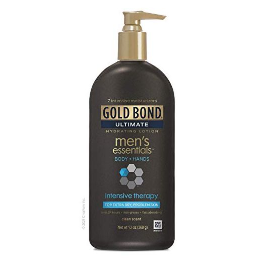 Gold Bond Men's Essentials Hydrating Lotion 13 oz., Intensive Therapy for Extra Dry Skin