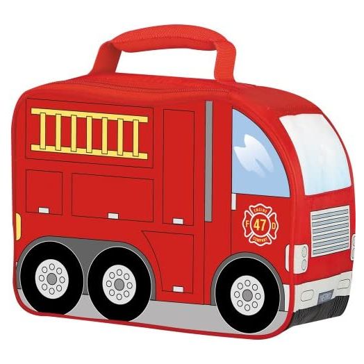 Thermos Novelty Soft Lunch Kit, Firetruck, 4 x 10 x 7 inches