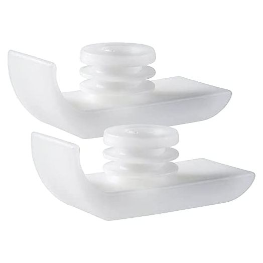 MABIS Walker Ski Glides, Fit 1-Inch Legs, Eliminates Need to Lift Walker, Made in USA, 2 Count