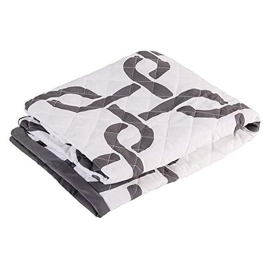 HealthSmart Wedge Pillow Cover for Bed Wedges, Wedge Pillow Case, with Rip & Spill Protection, Fits 24 x 24 x 7 Inch Wedges, Gray Links