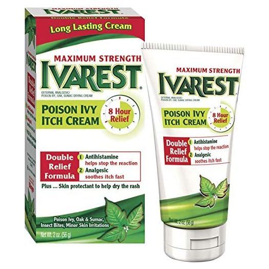 Ivarest Anti-Itch Cream, Maximum Strength, Medicated, 2 Ounce