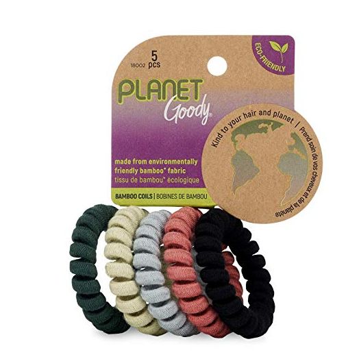 Goody Planet Goody Elastic Thick Hair Coils, 5 Count, Neutral Pack, Hair Accessories for Women and Girls