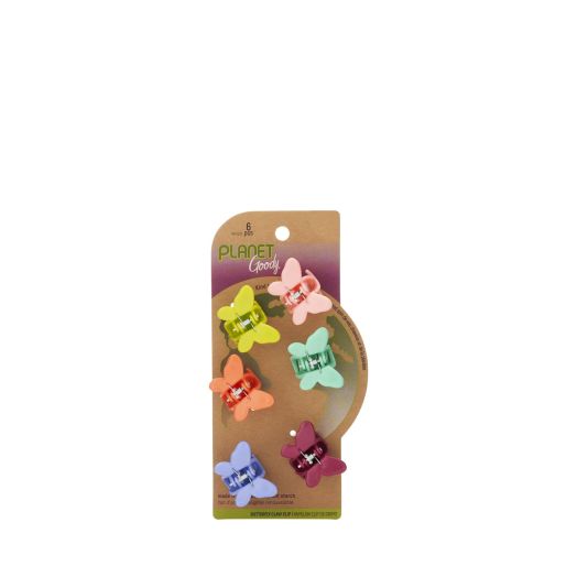 Planet Goody® Kids Butterfly Clips, 6 CT