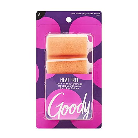 Goody Styling Essentials Foam Hair Rollers, Extra Large, 8 Count