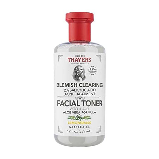 Thayers Blemish Clearing Salicylic Acid and Witch Hazel Acne Face Toner, 12 fl oz