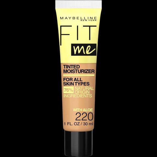 Maybelline Fit Me Tinted Moisturizer, Natural Coverage, Face Makeup, 220, 1 fl. oz.