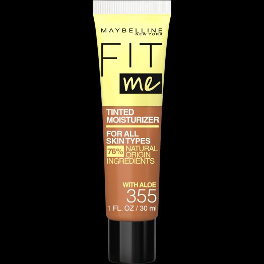 Maybelline Fit Me Tinted Moisturizer, Natural Coverage, Face Makeup, 355, 1 fl oz