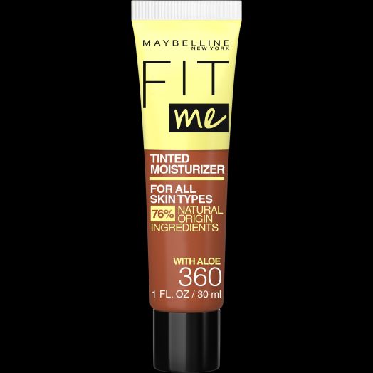 Maybelline Fit Me Tinted Moisturizer, Natural Coverage, Face Makeup, 360, 1 fl oz
