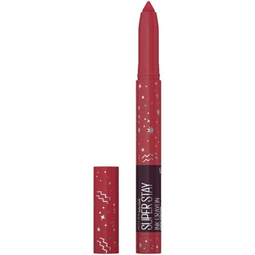 Maybelline Super Stay Ink Crayon Matte Lipstick, Into the Zodiac, Own Your Empire, 0.04 oz.