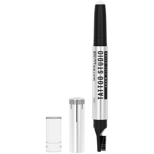 Maybelline TattooStudio Brow Lift Stick, Fade-Resistant and Smudge-Resistant, Clear, 0.038 oz