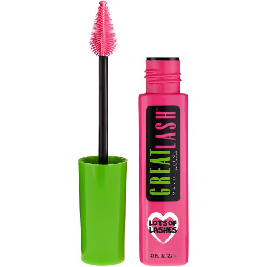 Maybelline Great Lash Lots Of Lashes Washable Mascara, Blackest Black, 0.43 fl oz
