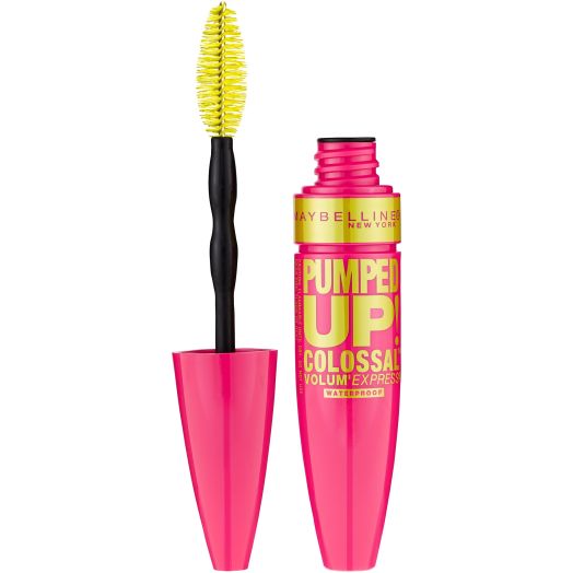Maybelline Volum' Express Pumped Up! Colossal Waterproof Mascara, Classic Black, 0.32 fl oz
