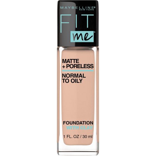Maybelline Fit Me Matte + Poreless Liquid Foundation Makeup, Pure Beige, 1 fl. oz.