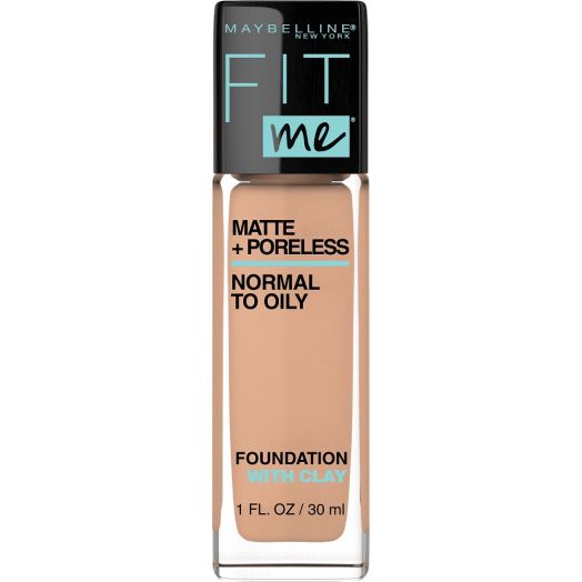 Maybelline Fit Me Matte + Poreless Liquid Foundation Makeup, Sun Beige, 1 fl. oz.