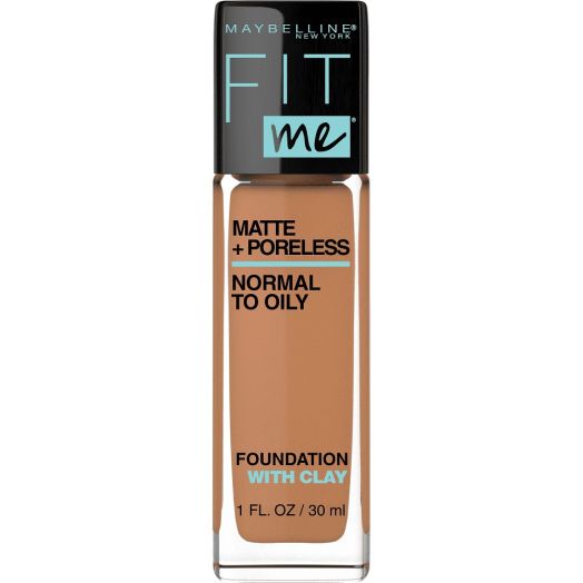Maybelline Fit Me Matte + Poreless Liquid Foundation Makeup, Classic Tan, 1 fl oz