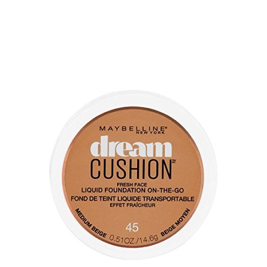 Maybelline New York Dream Cushion Fresh Face Liquid Foundation, Medium Beige, 0.51 Ounce