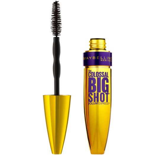 Maybelline The Colossal Big Shot Washable Mascara, Volum' Express, Blackest Black, 0.33 fl oz