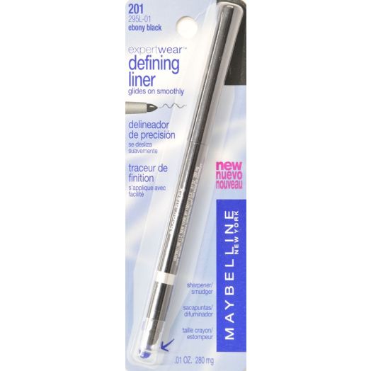 Maybelline Expert Wear Defining Liner, Ebony Black, .01 oz.