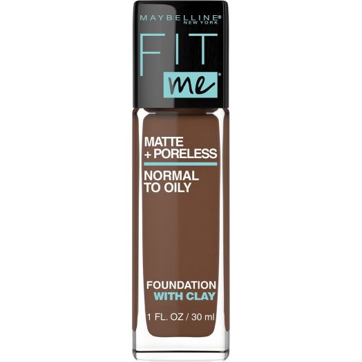 Maybelline Fit Me Matte + Poreless Liquid Foundation Makeup, Java, 1 fl oz