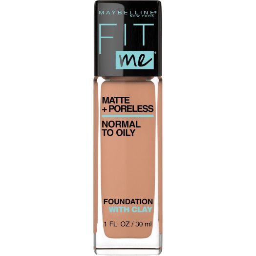 Maybelline Fit Me Matte + Poreless Liquid Foundation Makeup, Golden, 1 fl. oz.