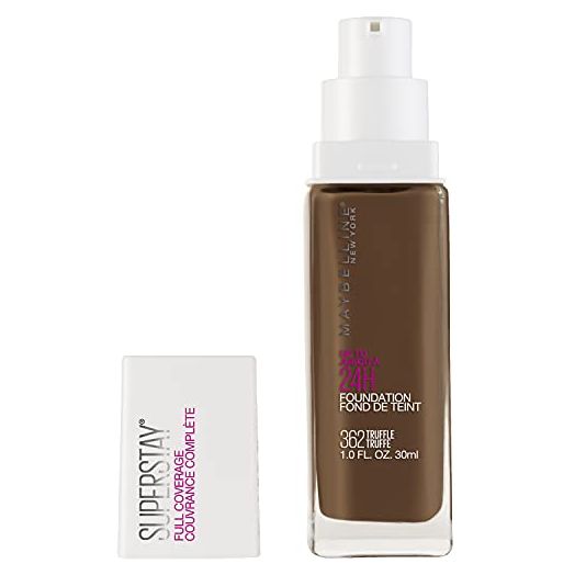 Maybelline Super Stay Full Coverage Liquid Foundation Makeup, Truffle, 1 Fl Oz