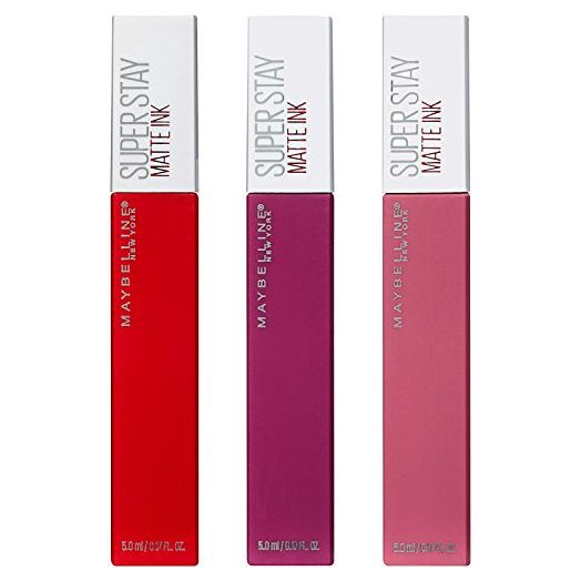 Maybelline Superstay Matte Ink Liquid Lipstick 3 Piece Gift Set