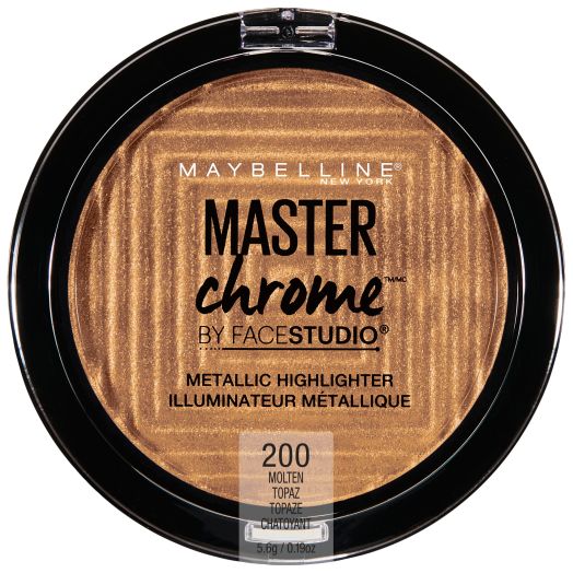 Maybelline Facestudio Master Chrome Metallic Highlighter Makeup, Molten Topaz, 0.19 oz