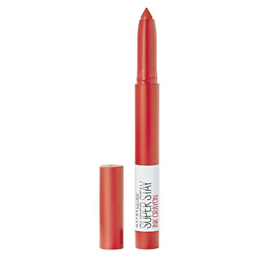 Maybelline SuperStay Ink Crayon Matte Longwear Lipstick With Built-in Sharpener, Laugh Louder, 0.04 Ounce