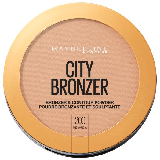 Maybelline City Bronzer Powder Makeup, Bronzer and Contour Powder, 200, 0.32 oz.
