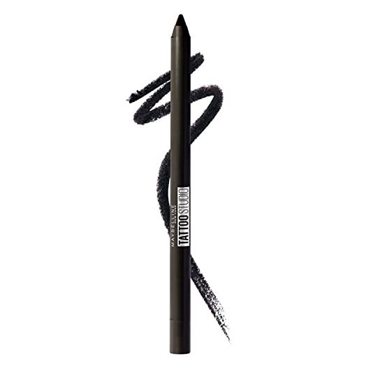Maybelline TattooStudio Sharpenable Gel Pencil Waterproof Longwear Eyeliner, Deep Onyx, 0.04 oz.