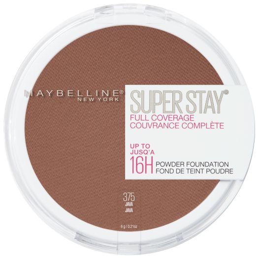Maybelline Super Stay Full Coverage Powder Foundation Makeup, Matte Finish, Java, 0.21 oz
