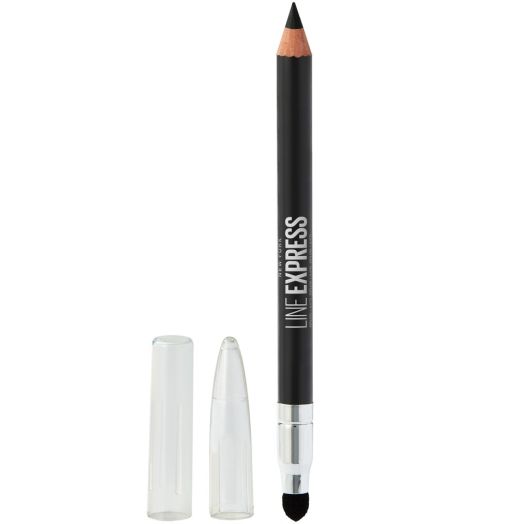 Maybelline Line Express Sharpenable Wood Pencil Eyeliner, SOFT BLACK, 0.035 oz