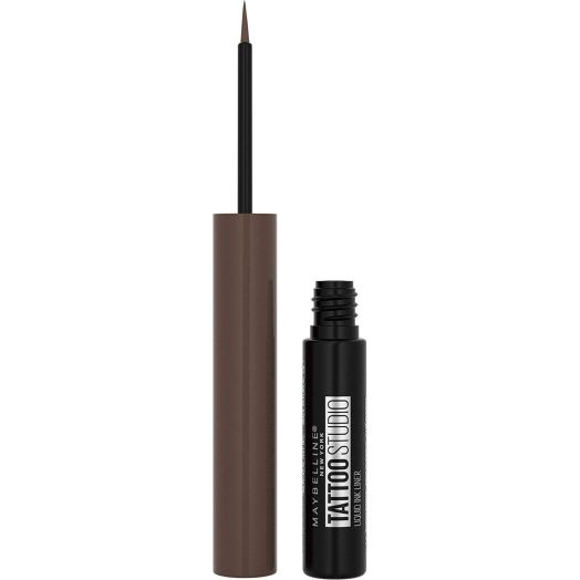 Maybelline TattooStudio Liquid Ink Eyeliner Eye Makeup, Rustic Brown, 0.08 fl. oz.
