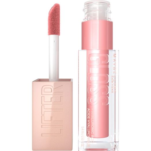 Maybelline Lifter Gloss Lip Gloss Makeup With Hyaluronic Acid, Reef, 0.18 fl. oz.