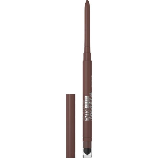 Maybelline TattooStudio Smokey Gel Pencil Eyeliner, Smokey Brown, 0.029 oz