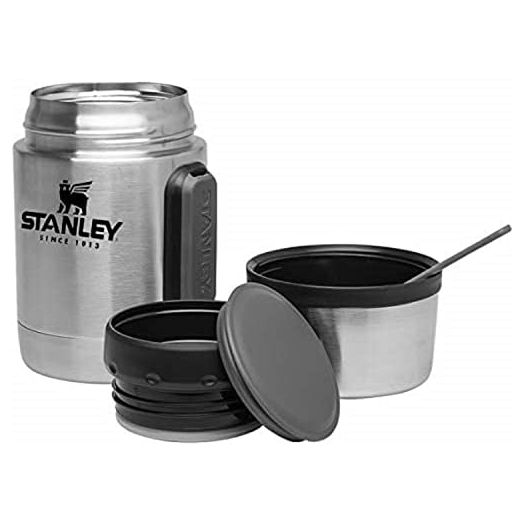 Stanley Classic Legendary Vacuum Insulated Food Jar 18 oz – Stainless Steel, Naturally BPA-free Container – Keeps Food/Liquid Hot or Cold for 12 Hours – Leak Resistant, Easy Clean