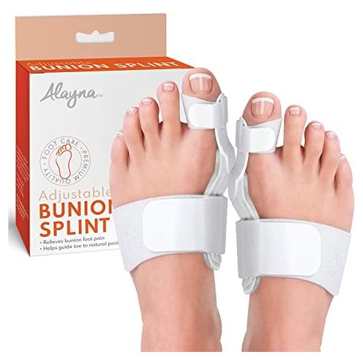 Bunion Corrector and Bunion Relief Orthopedic Bunion Splint Pads for Men and Women Hammer Toe Straightener and Bunion Protector Cushions- Relieve Hallux Valgus Foot Pain and Soothe Sore Bunions