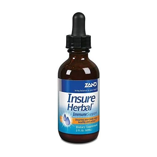 Zand Insure Immune Support | Herbal Liquid Echinacea Supplement | with Elderberry, Chamomile, Ginger & Valerian (2oz)