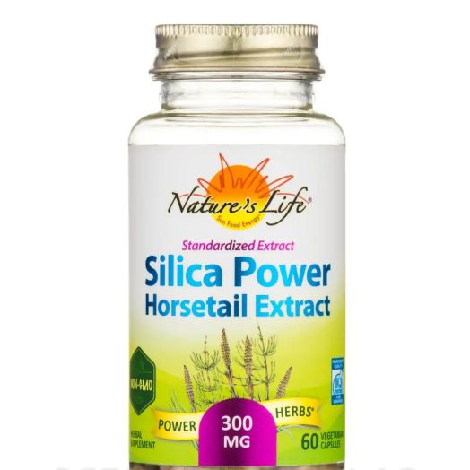 Nature's Life Silica Power Horsetail Extract 300 mg - 60 Vegetarian Capsules