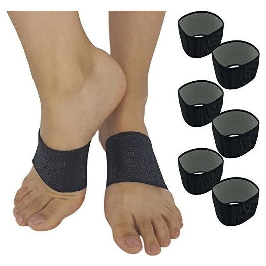 Plantar Fasciitis Arch Supports - Compression Sleeves Foot Brace For Heel Pain, Bone Spurs, Flat Feet, High Arches Copper Infused Plantar Fasciitis Relief Bands Women Men Under or Over Socks Fits Most