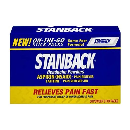 Stanback Headache Powders | 50 Count | Packaging May Vary