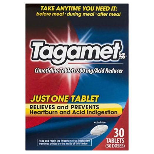 Tagamet Acid Reducer, 200mg, 30-count Tablets, 30 Count