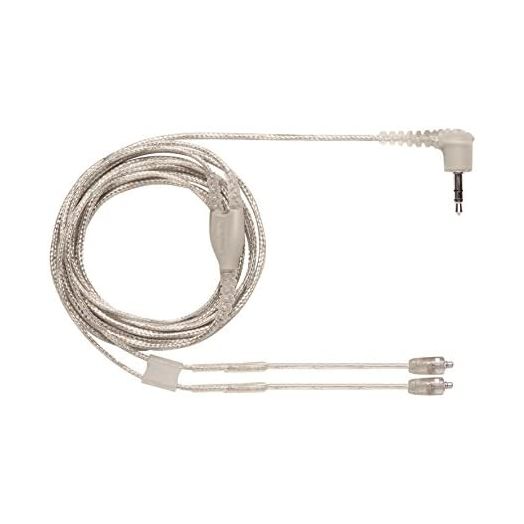 Shure EA46CLS 46-Inch Clear Detachable Earphone Cable with Silver MMCX Connection for SE846 Earphones