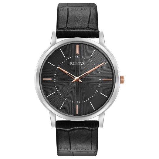 Bulova Classic Quartz Mens Watch, Stainless Steel