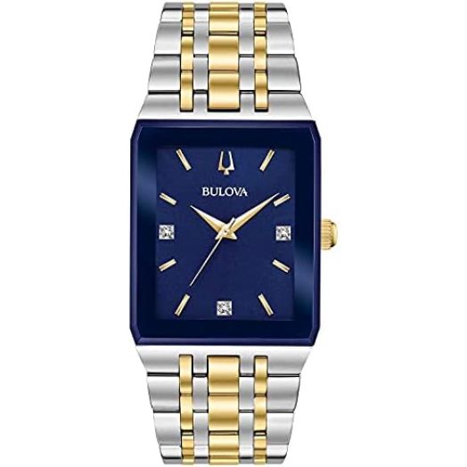 Bulova Mens Futuro Stainless Steel Bracelet Watch
