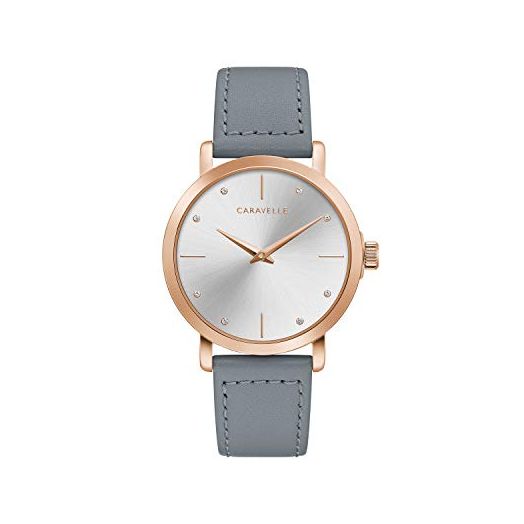 Caravelle min/Max Ladies Crystal Watch