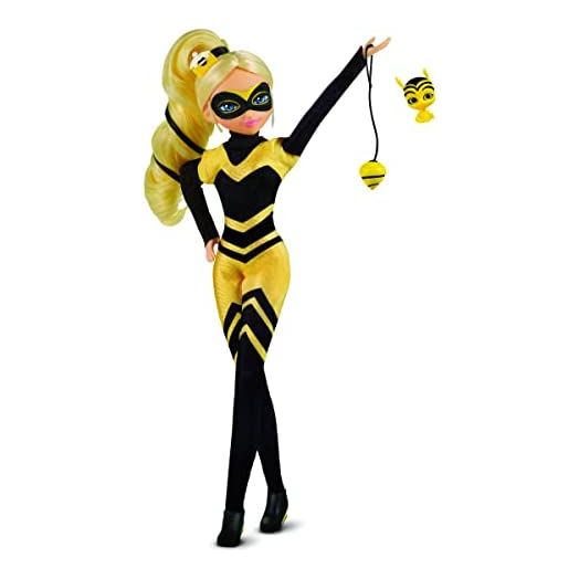 Miraculous Ladybug Queen Bee 10.5" Fashion Doll with Accessories and Pollen Kwami by Playmates Toys