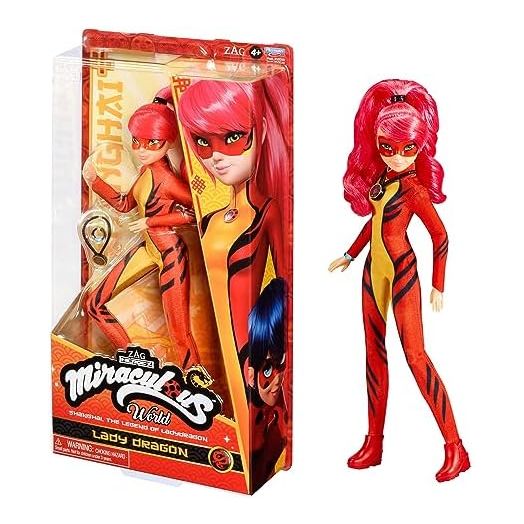 Miraculous Lady Dragon “Miraculous: Shanghai Movie” 10.5" Fashion Doll with Accessories by Playmates Toys